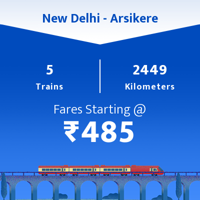 New Delhi To Arsikere Trains